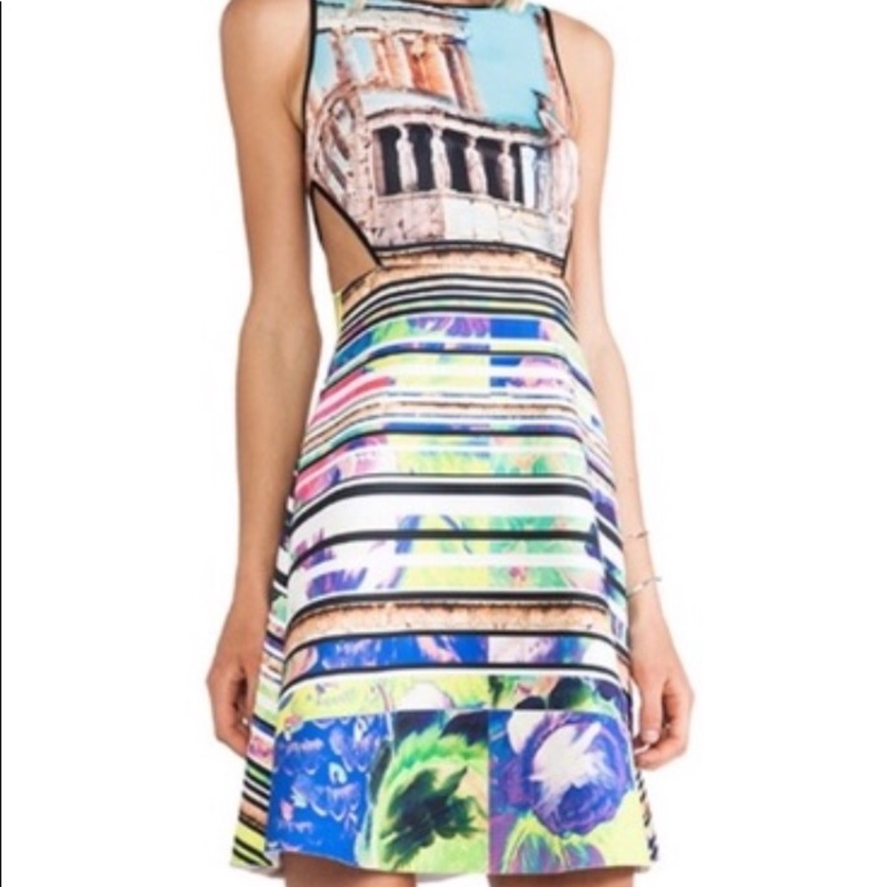 Clover canyon acropolis garden cutout dress